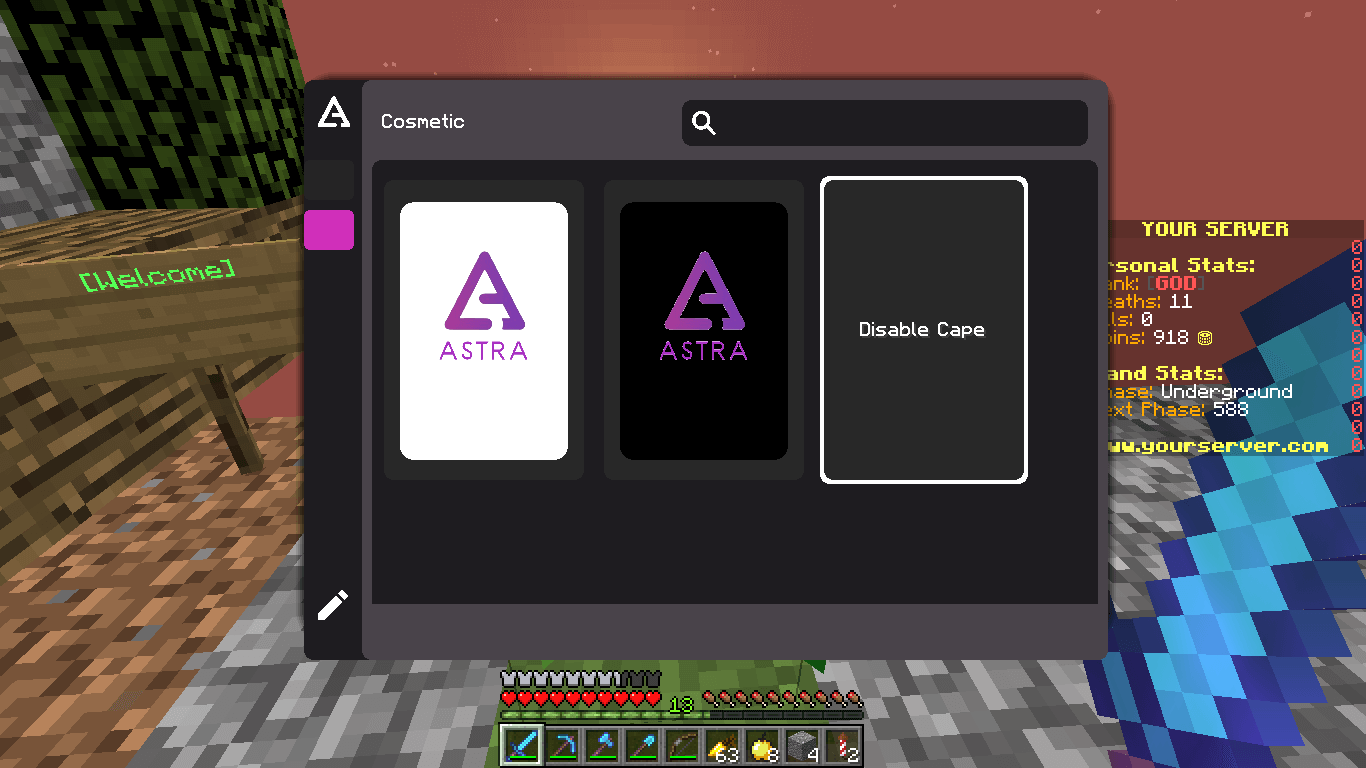 Astra Client Cosmetics